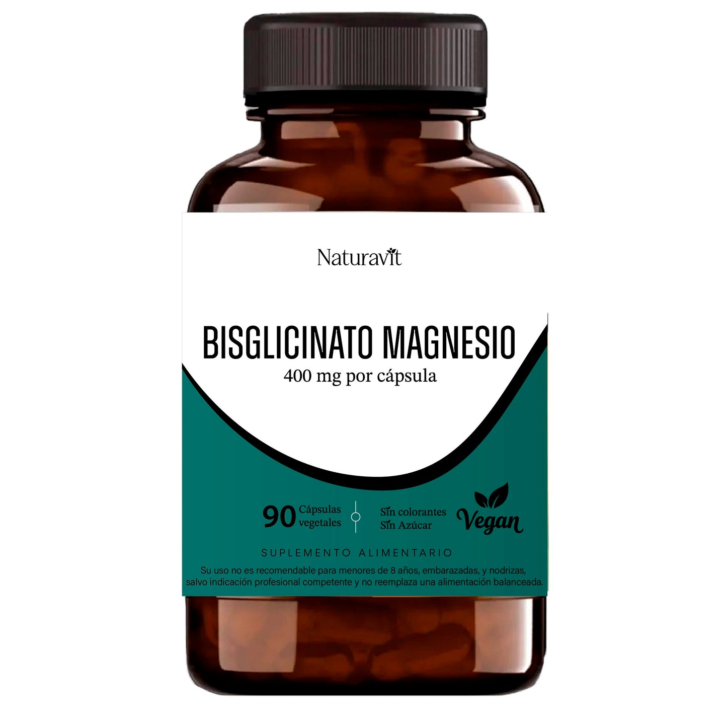 Bisglicinato de magnesio 400 mg