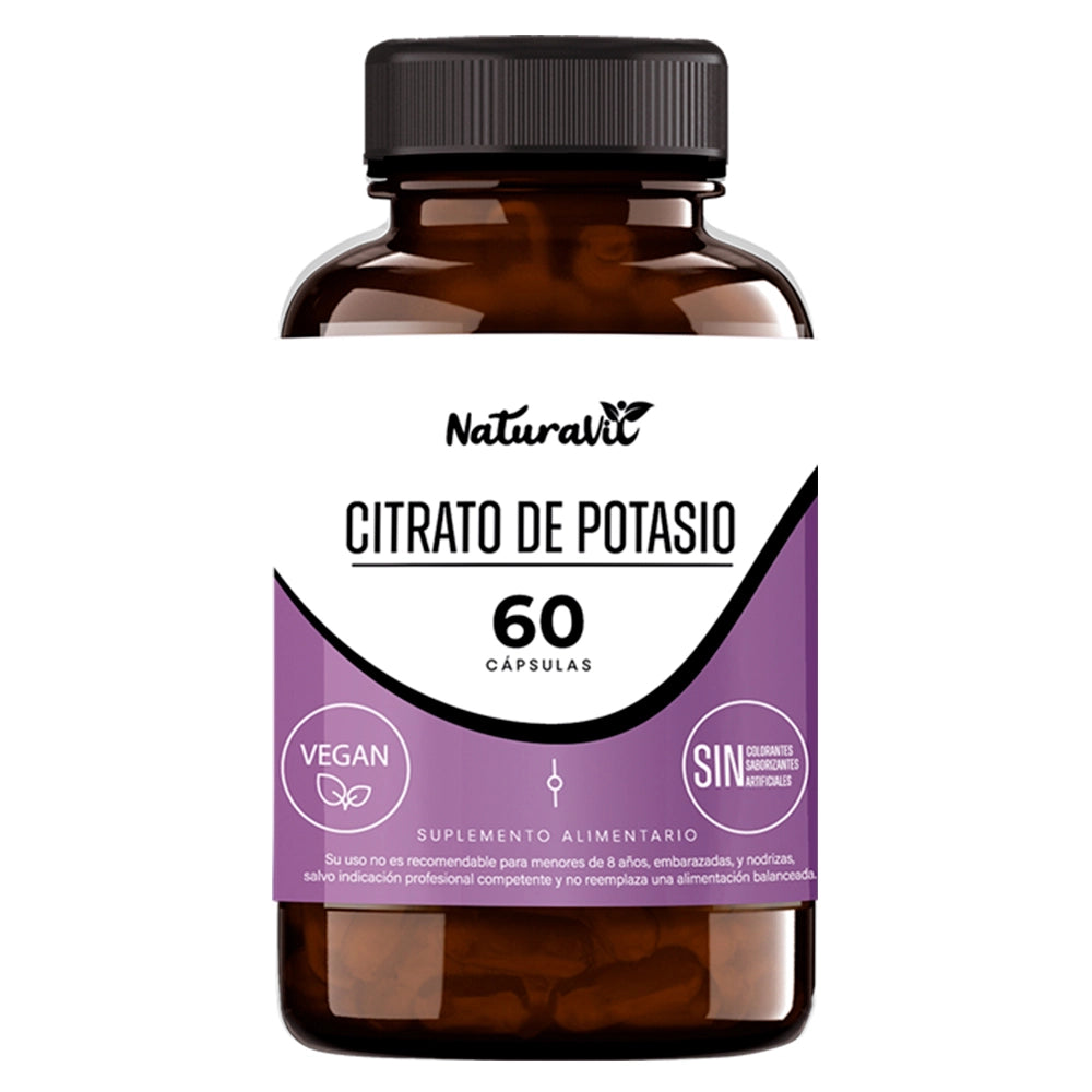 CITRATO POTASIO 500 mg 60 cápsulas vegetales