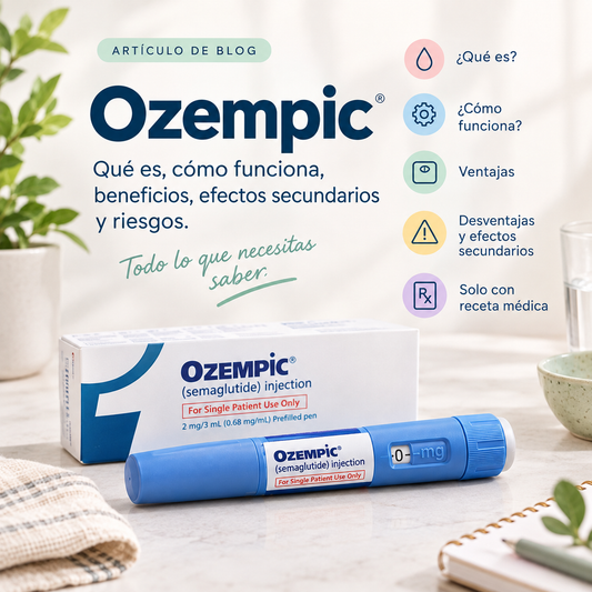 Ozempic: qué es, cómo funciona, beneficios, efectos secundarios y riesgos
