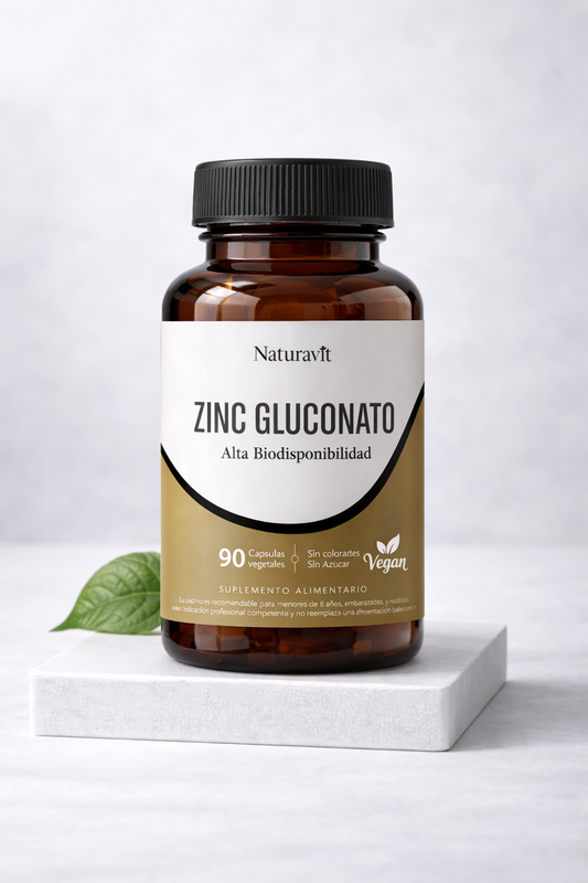 Zinc Gluconato 90 cápsulas