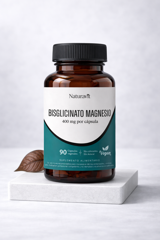 Bisglicinato de magnesio 400 mg