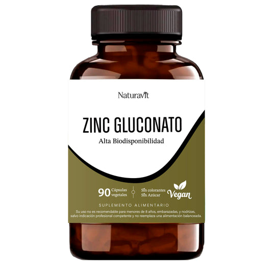 Zinc Gluconato 90 cápsulas
