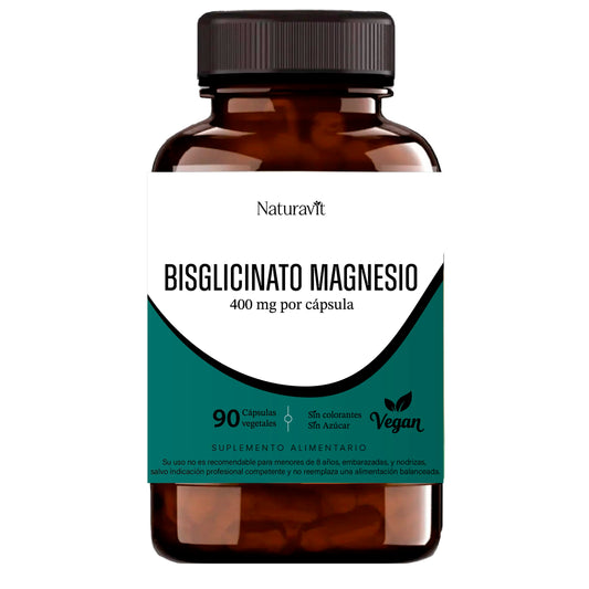 Bisglicinato de magnesio 400 mg