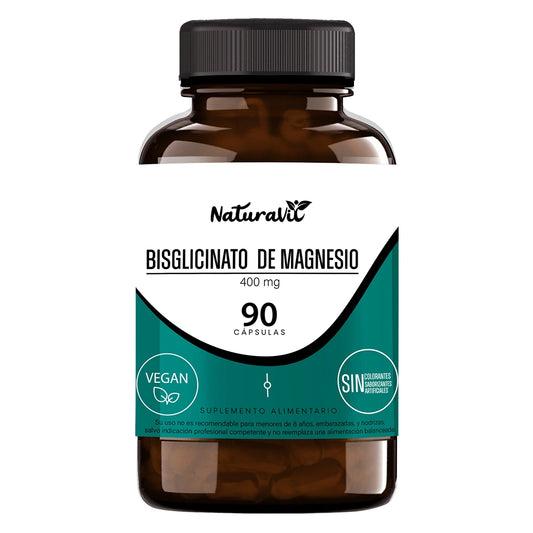 Bisglicinato de magnesio 400 mg