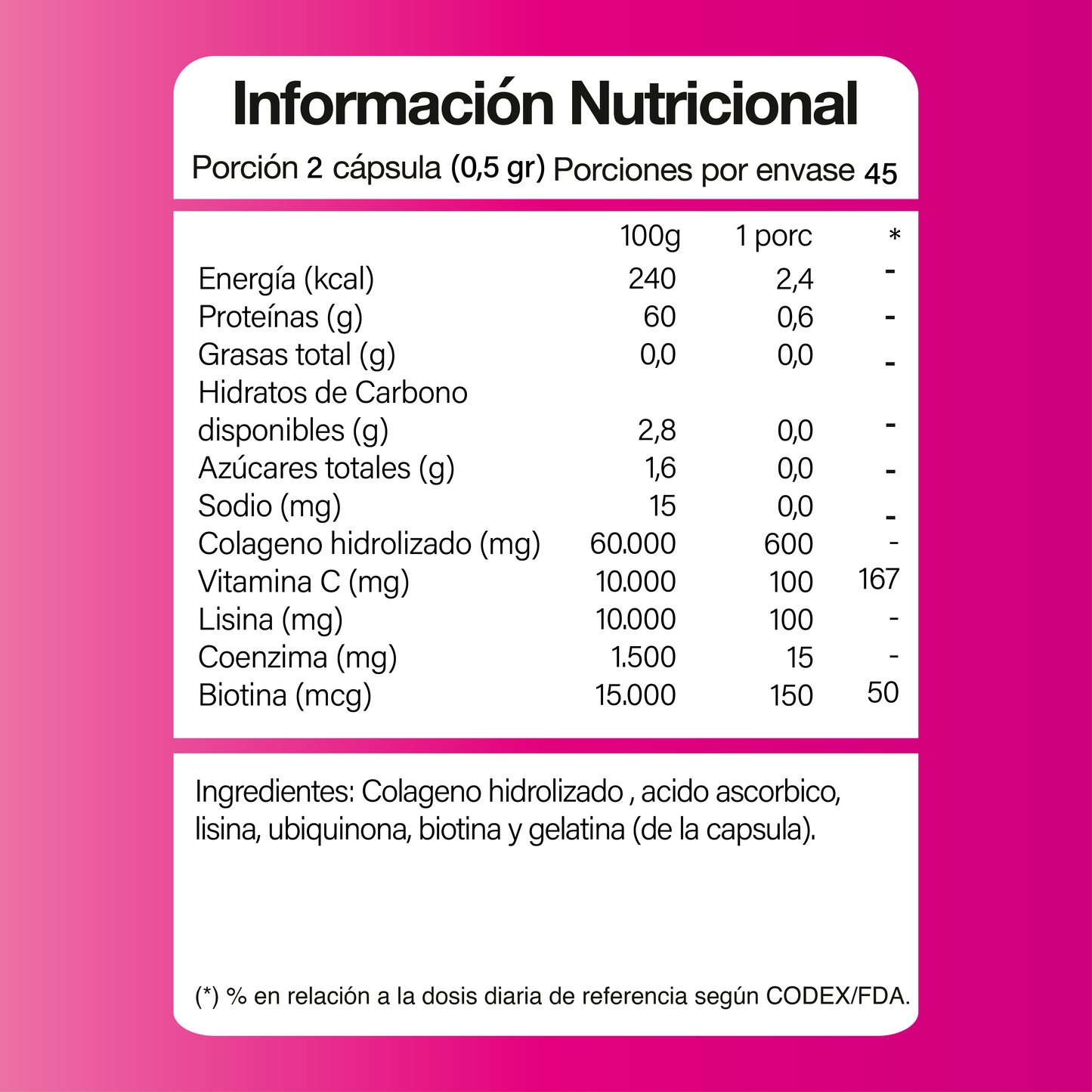 Collagen Beauty -  90 cápsulas